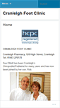 Mobile Screenshot of cranleighfootclinic.com